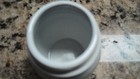 Kraft 100  Grated Parmesan Cheese Shaker White Ceramic-logo-green Metal Lid Exc 