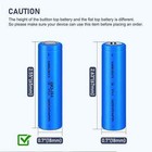 2 Pack 3 7 Volt 18650 Rechargeable Battery  3000mah Battery Flat Top Lithium Bat