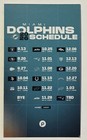 2026 Miami Dolphins Schedule      Nfl Football Sked Cool Card      go Fins     