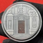 2014 Fiji Blue Drawing Room Masterpieces 3oz Antique Silver Coin  no Ogp Or Coa 
