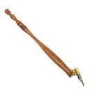 1 Set Dip Pen Wooden English Calligraphy Oblique Nib Holder With Mini Box And   