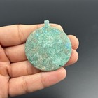Ancient Eastern Roman Bronze Plaque Pendant In Good Condition