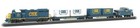 Bachmann Ho Scale   New   Csx Coastliner E-z Track   Train Starter Set   00734