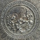 Spanish 916 Silver Repousse Charger Platter F Granda Madrid Talleres De Arte