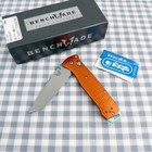 Benchmade Bailout 537-2301 Axis Lock Cpm 3v Blade Orange Aluminum Knife