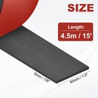 Neoprene Rubber Strips 1 5  X 1 8  X 15  Self Adhesive Solid Rubber Sheet