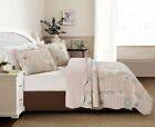 Rose And Sage Quilt Set  3-piece Bedding Sets  Traditional Patchwork Design 