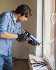 Workpro Caulking Gun 9 1   18 1 Thrust Ratio Hand Silicone Gun With Comfort Grip