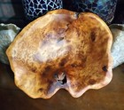 12x10x4  Hand Turned Wooden Burl Bowl Knots Eucalyptus  Nice   