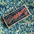 Vintage 1930 s Kid Boots 5   Chocolate Cocoanut Candy Box - Minter Bros  Phila Pa