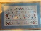 Pastel Sampler Alphabet Numbers  Crewel Work Kit  00294 Elsa Williams