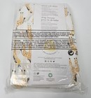 Burt s Bees Baby Fitted Crib Sheet Organic Cotton Jersey White Giraffes 28 x52 