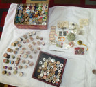 Lot Of 150 Sewing Thread Wooden Spools Jp Coats Coats   Clarks Star Assorted Vtg