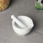 Mortar And Pestle Set Classic Marble Natural Stone White Pestal To Grind Food Us