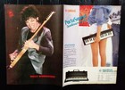 Styx Joan Jett Bruce Springsteen Vintage Thailand Only 1 Middle Page Mega Rare  