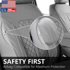 Leather Seat Covers For Chevy Silverado 1500 Car Seat Cover Fit For 2007-2013