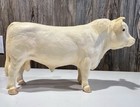 Vintage Breyer Charolais White Bull Alabaster Breyer  360  Country Farm Rare Cow