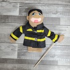 Sml Brooklyn T Guy Firefighter Fireman Melissa Doug Kids Hand Puppet W stick