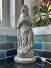 Vtg Madonna   Jesus Night Light Ceramic Religious Figural Lamp 1970   s Excellent 