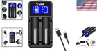 Compact Lcd Universal Charger For Li-ion   Ni-mh Batteries - 2 Slot Flexibility
