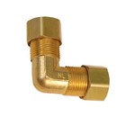 1 2 in-5 8 in Od Brass Compression 90 Degrees Elbow Union Pipe Fitting Lead Free