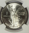 1985 Mo Mexico 1 Onza 1 Oz Silver Libertad Ngc Ms65