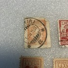 6 Used Antique 1920 s Mixed Condition Lietuva srodkowa Litwa Lithuania Stamps 