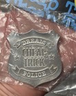 Vintage Cheap Trick Pinback Buttons   Dream Police Badge New In Package