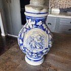 Reinhold Hanke Stein 2l 3l Cobalt Blue Salt Glaze Noah At Mt  Ararat Catalog 257