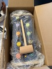 7-in-1 Wooden Montessori Hammering Pounding Toy Set Activity Board Toddler Hpt11