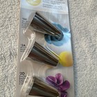 Wilton 3 Piece Stainless Steel Extra Large Tip Set For Cake Decorating