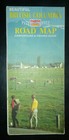 1971 1972 British Columbia Official Province Road Map Highway Canada 
