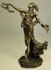9  Orisha Oya Goddess Of Wind Yoruba African Statue Sculpture Bronze Finish