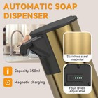 Automatic Soap Dispenser stainless Steel Material  Rechargeable Touchless Hand S