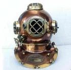 Vintage Style Black U S Navy Diving Divers Helmet Steel Divers Diving Helmet
