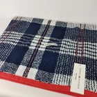 Tommy Hilfiger 2 Bath   2 Hand Towels   4 Wash Cloths Blue White Red Plaid Cabin