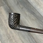 Vintage Royal Demuth 39 Imported Briar Tobacco Estate Pipe Ebony Pat d 1934