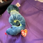 Ty Beanie Babies Hissy Snake Plush Beanbag  1999  Vintage Ages 3  4-7