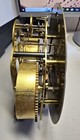 Antique vintage Seth Thomas Brass Maritime Brass Ships Clock  Working With Key