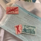 Lot Of Vintage Nystamps Us Air Mail Stamp   Cm2 Used Over 700 Stamps 