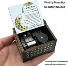 You Are My Sunshine Wooden Wind Up Music Box For Mom Gift