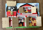 Melissa   Doug Latches Barn Wooden Activity Board Latches Hand-eye Coordination