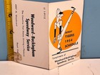 1954 Detroit Tigers Baseball Schedule Woodward-buckingham Speedway Service