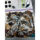 Jewelry Making Destash Lot Gemstone Pendants Beads Buttons Mixed Media Supplies