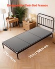 Vevor Bunkie Board Twin Size Foldable Bed Board Under Mattress For Metal Frames