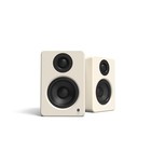 Powered Desktop Computer Speakers 3  Drivers Usb Dac Aux Pair Matte Cream