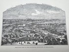 1876 Bird s Eye View Centennial Exposition Philadelphia Grounds  reprint  - Fp46