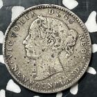 1872 Newfoundland 10 Cents Lot e7084 Silver 