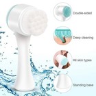 2 Blue Of Facial Cleansing Brush Dual-action For Sensitive  Delicate  Dry Skins