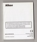 Nikon Sb-700 Speedlight Camera Flash Instruction Manual   Guide In English